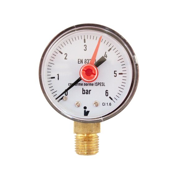 Manometr D50 0-6 bar G1/4