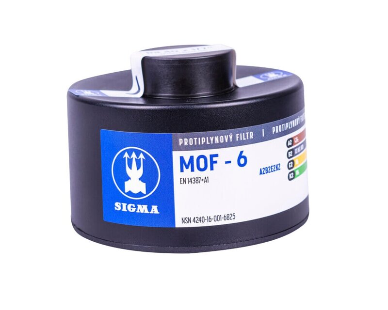 Ochranný filtr MOF – 6 protiplynový Sigma - RD