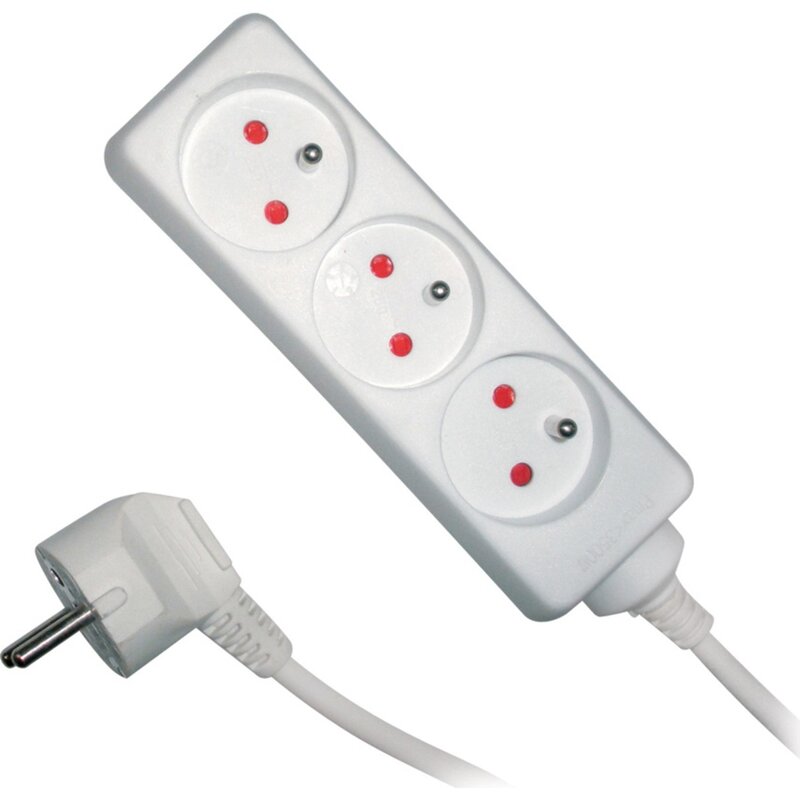 Prodlužovací přívod 2m/3 3×1,0mm SENCOR SPC 2