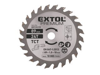 Kotouč pilový s SK plátky EXTOL PREMIUM 8893022D