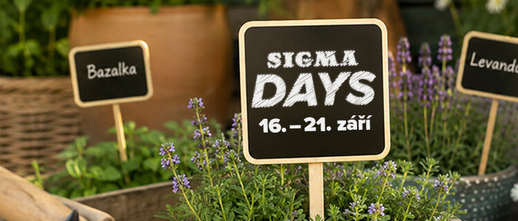 SIGMA DAYS - slevy až 65%