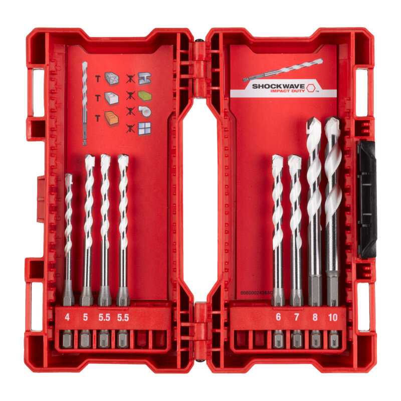 Sada vrtáků 8ks Shockwave Milwaukee 4932471113