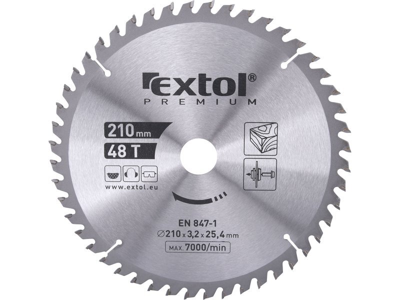 Kotouč pilový s SK plátky EXTOL PREMIUM 8803235