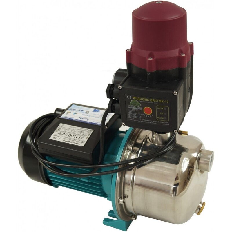 Domácí vodárna OMNIGENA JY 1000 INOX 230V s Presscontrolem BRIO SK-13