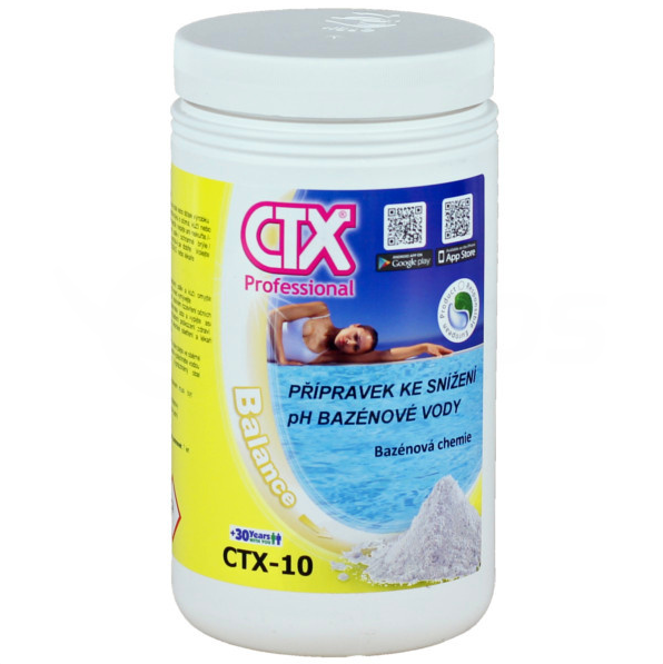 CTX-10 přípravek ke snížení pH bazénové vody 1,5 kg 03105