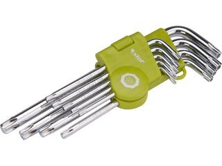 L-klíče TORX, sada 9ks EXTOL CRAFT 66011