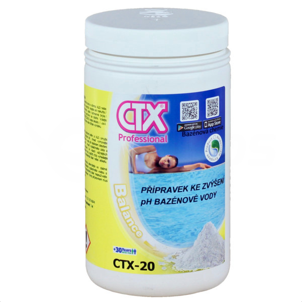 CTX-20 přípravek ke zvýšení pH bazénové vody 1 kg 16723