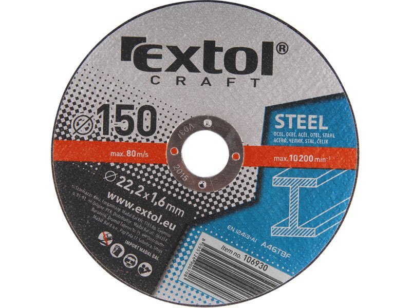 Kotouče řezné na kov, 5ks EXTOL PREMIUM 106920