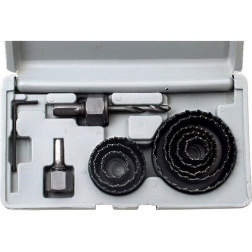 Vrtáky vykružovací korunkové, sada 11ks EXTOL CRAFT 1806