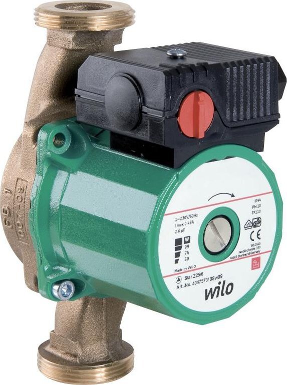 Oběhové čerpadlo WILO STAR Z 25/2 230V PN10 4029062