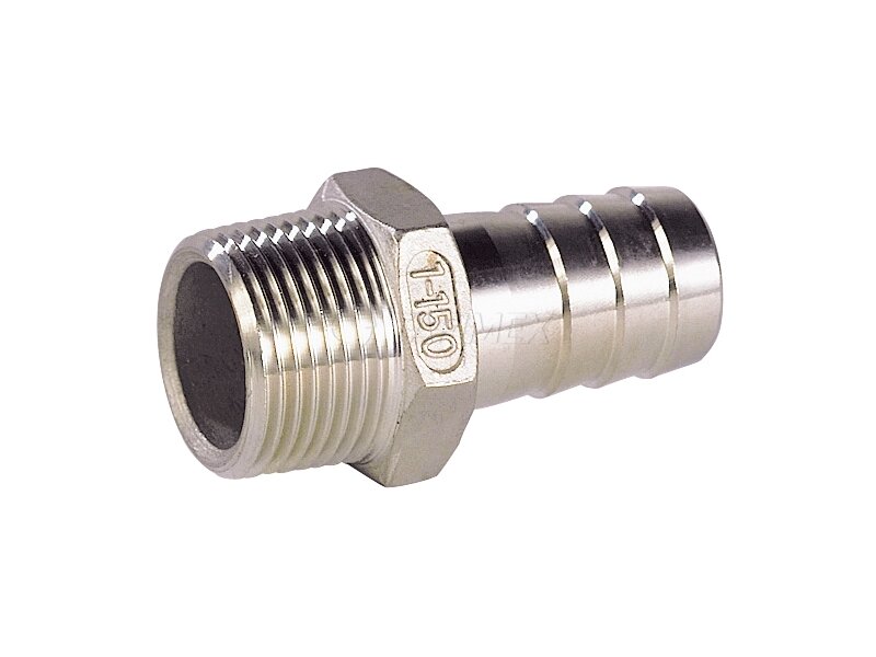 Hadičník s vnějším závitem 1/2“ x 6 mm nerezový