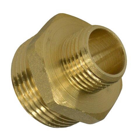 Vsuvka redukovaná 3/8“ x 1/4“ mosazná