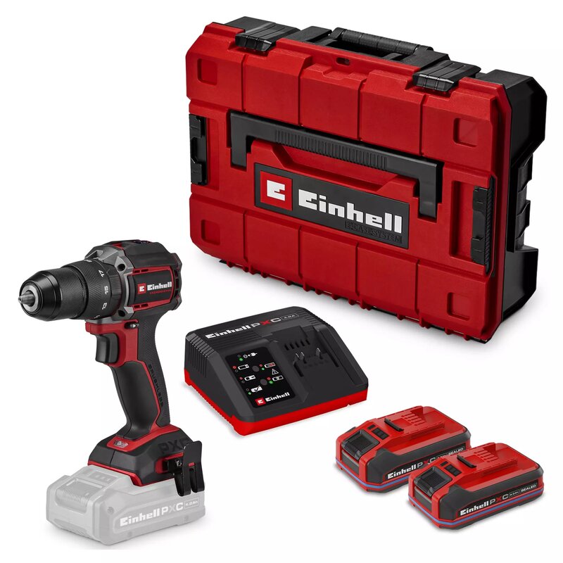 Aku příklepová vrtačka TP-CD 18/50-C Li-i BL (2x3Ah) Einhell 4514406