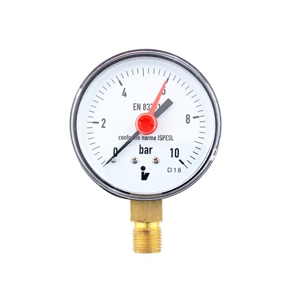 Manometr D50 0-10 bar G1/4