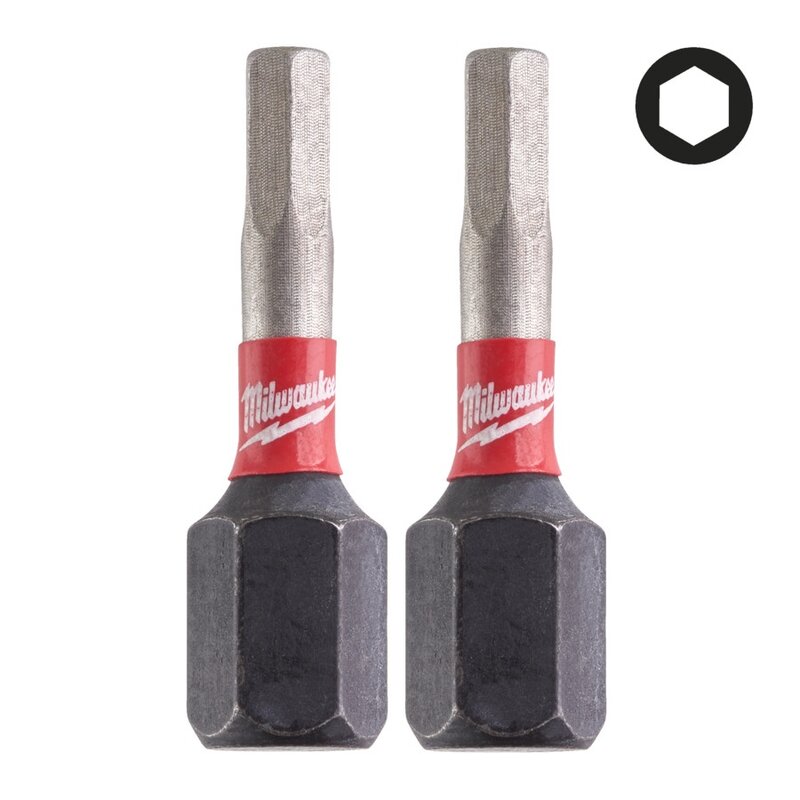 Šroubovací bity Shockwave Hex Milwaukee 4932430894