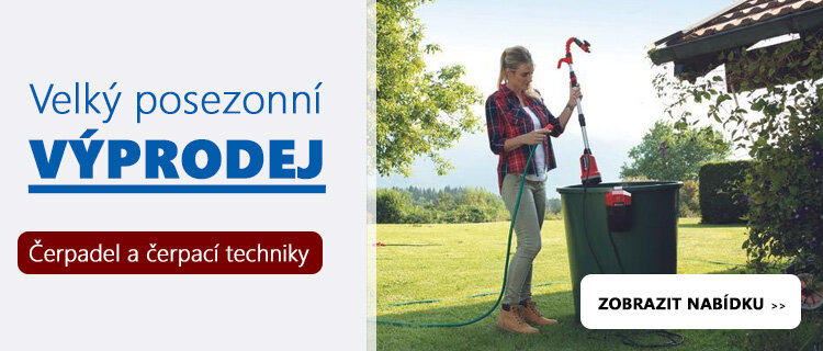 Výprodej čerpadel všech druhů a značek 