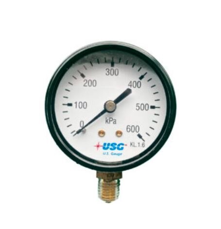 MANOMETR D63 0-600 kPa M12x1,5 spodní