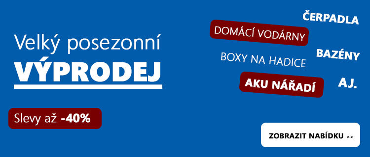 Velký posezonní VÝPRODEJ