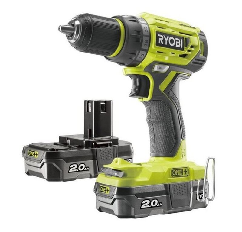 Aku vrtací šroubovák 18V R18DD7-220S Ryobi 5133004533