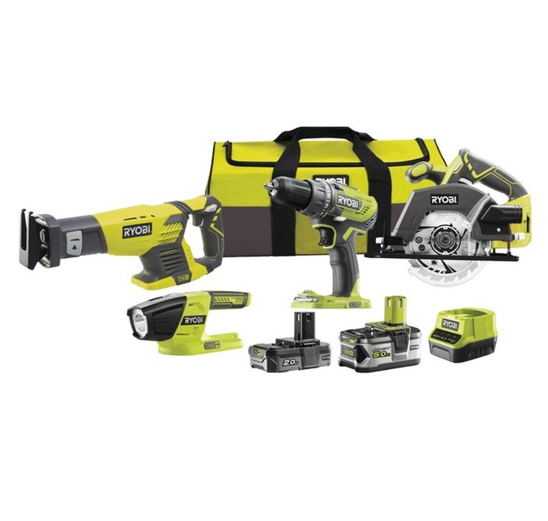 Aku sada nářadí 18V Ryobi R18CK4-252S