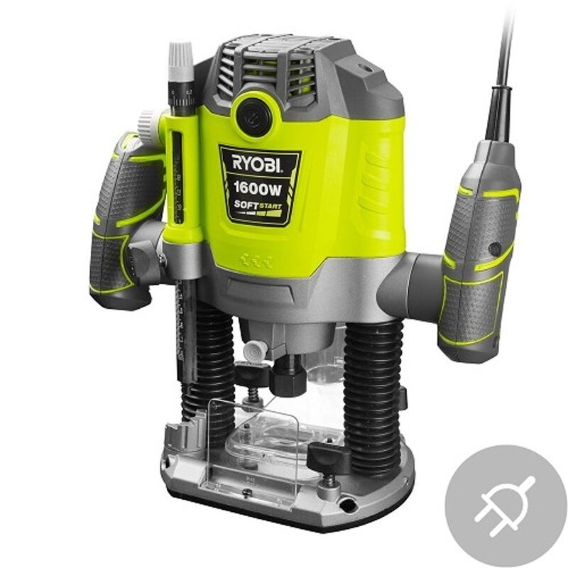 Horní frézka 1600W Ryobi RRT1600P-K