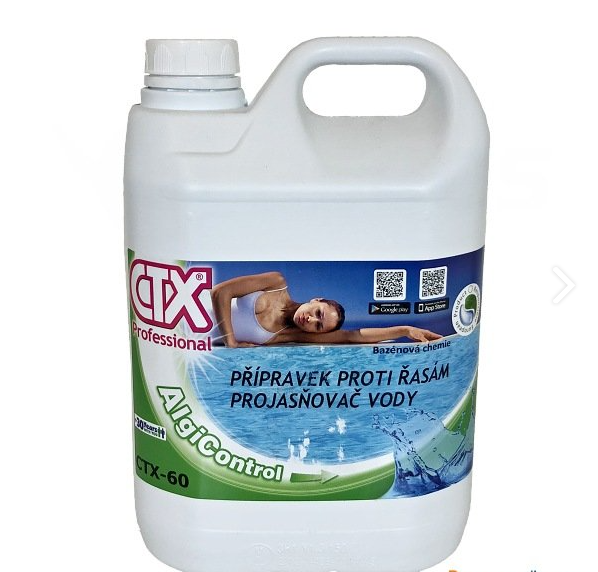CTX-60 bazénový přípravek proti vodní řase s projasňovačem 5 litrů 03190