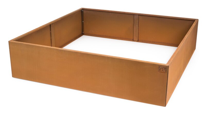 Vyvýšený záhon G21 132 x 32 x 132 cm, Corten 63903249