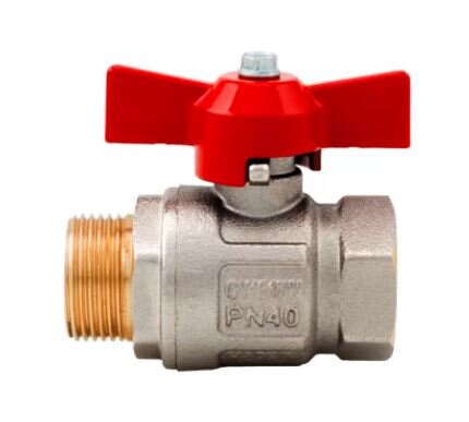 Kohout kulový 1/2“ (1) motýl