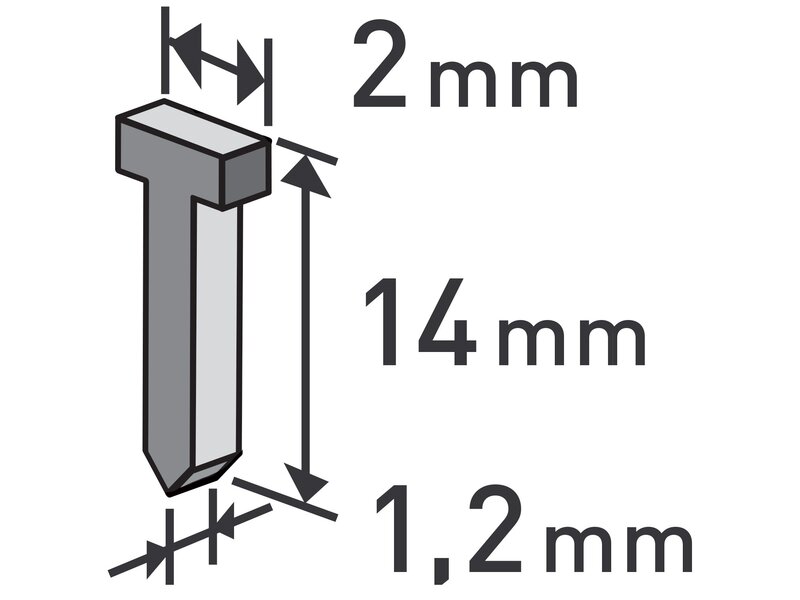 Hřebíky, balení 1000ks EXTOL PREMIUM 8852405