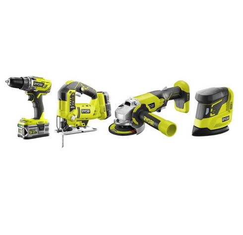 Aku kombo sada 18V Ryobi R18CK4B-252S