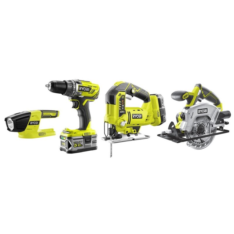 Aku kombo sada 18V Ryobi R18CK4A-252S
