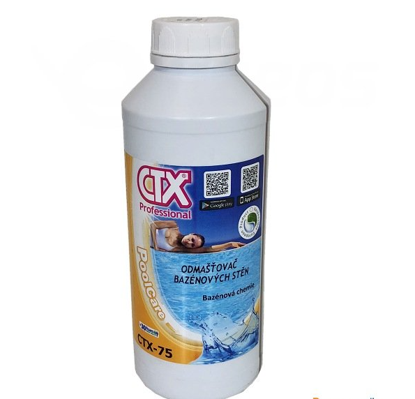 CTX-75 – odmašťovač stěn bazénu 1 litr 03221