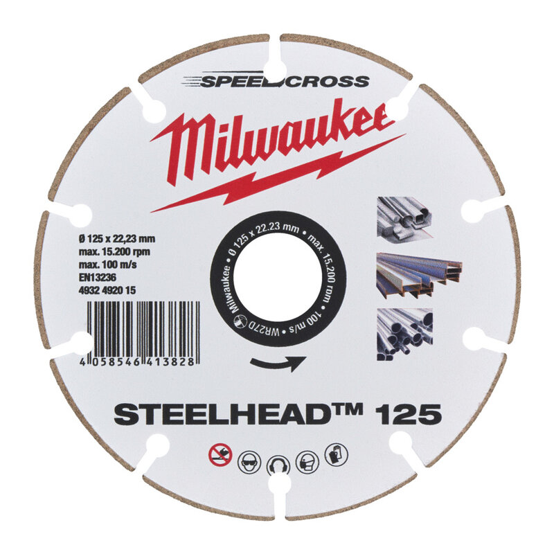 Řezný kotouč Speedcross Steelhead Milwaukee 4932492015