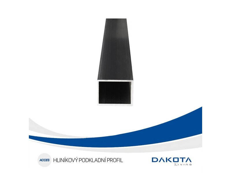 Hliníkový podkladní profil 30 x 40 x 2000 mm Dakota Living LV051/PZ