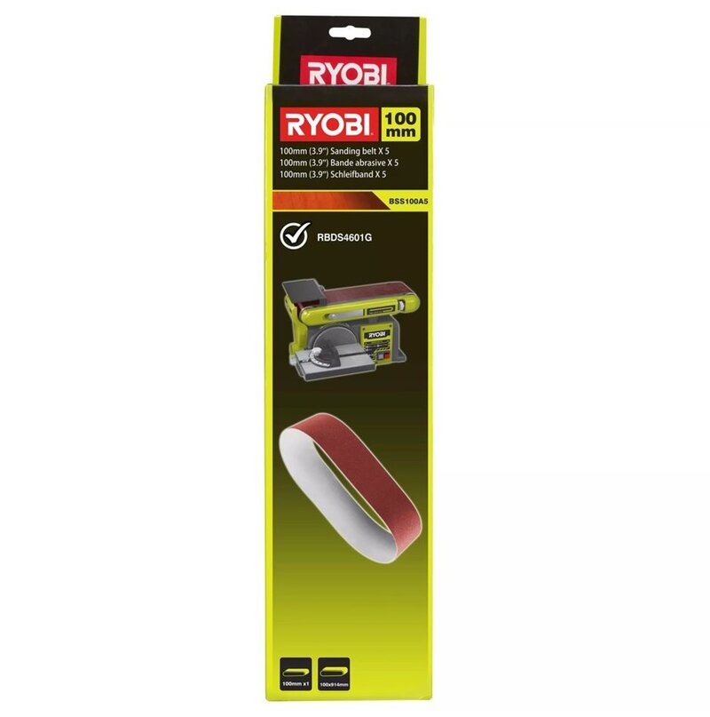 Pás k brusce 5ks Ryobi BSS100A5