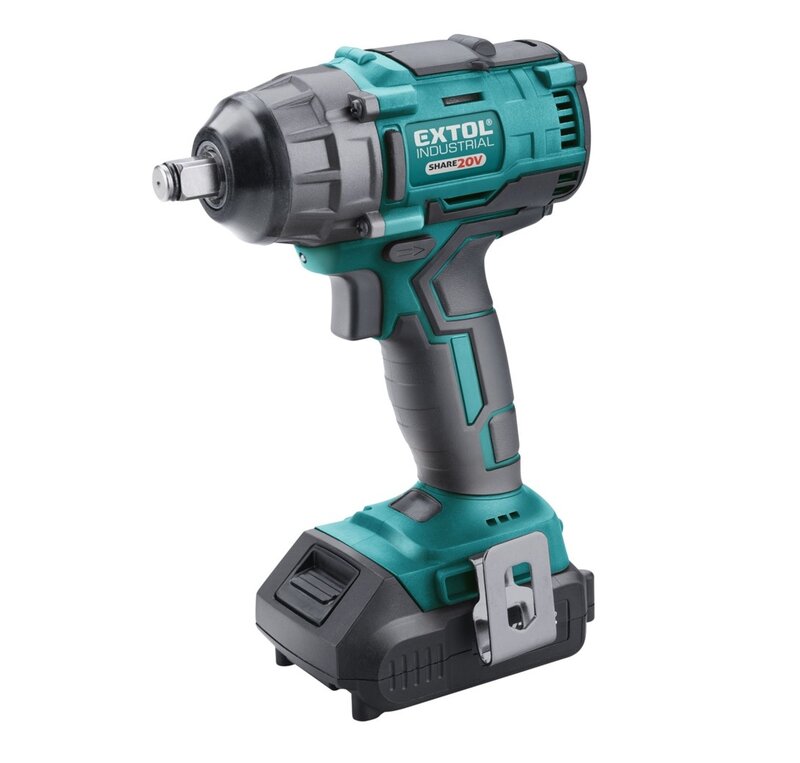 Aku rázový utahovák 1/2“ Extol industrial 8791810
