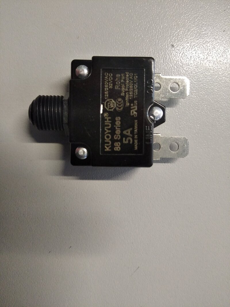 Tepelná ochrana 250V/5A - DWP