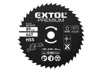 Kotouč pilový HSS EXTOL PREMIUM 8893022E