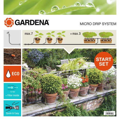 Startovací sada pro rostliny v květináčích M s automatikou Gardena 13002-20