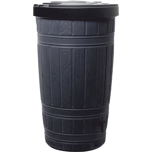 Sud na děšťovou vodu Woodcan černý 265l